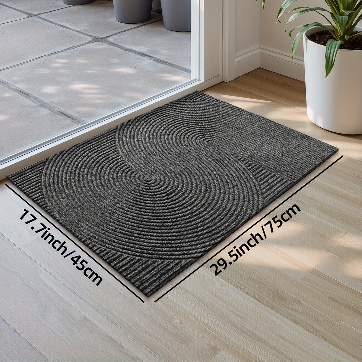 Dajiang Geometrisk Dörrmatta – Hållbar och Elegant