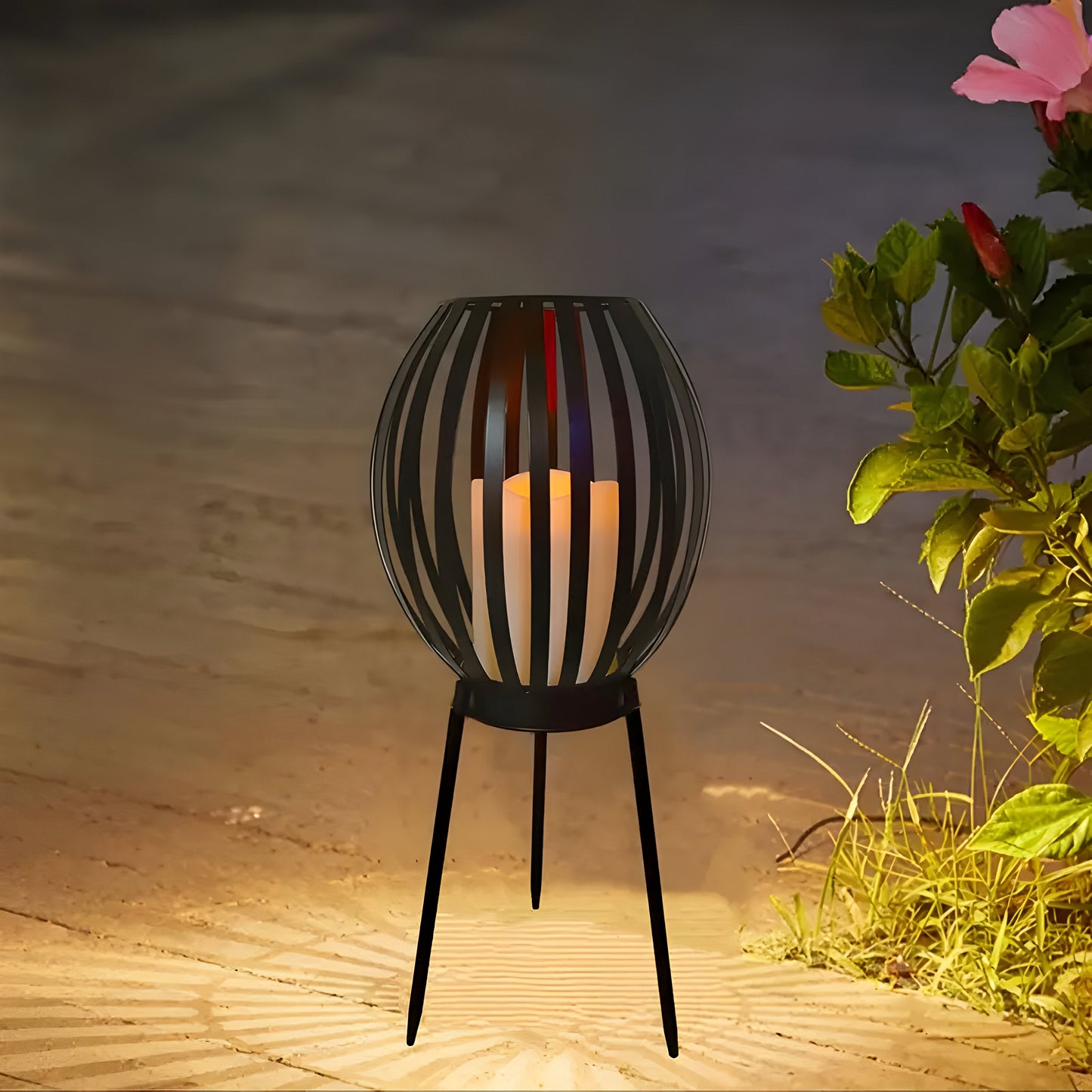 TwilightVault Ljus – Solenergidriven utomhus golvlampa