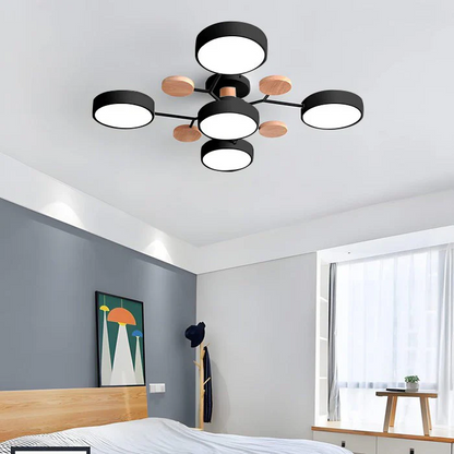 Samtida Semi-Flush LED Taklampa
