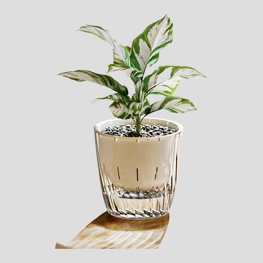 HydroGlow Kruka - 2-pack Självvattnande Bordsväxtkrukor