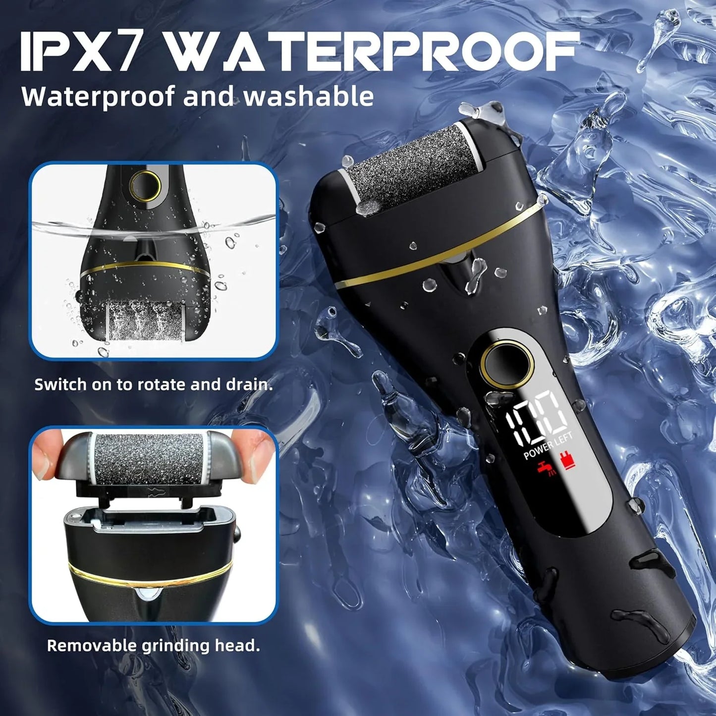 Luxora Elektrisk Förhårdnad Borttagare 16-i-1 Professionellt Kit