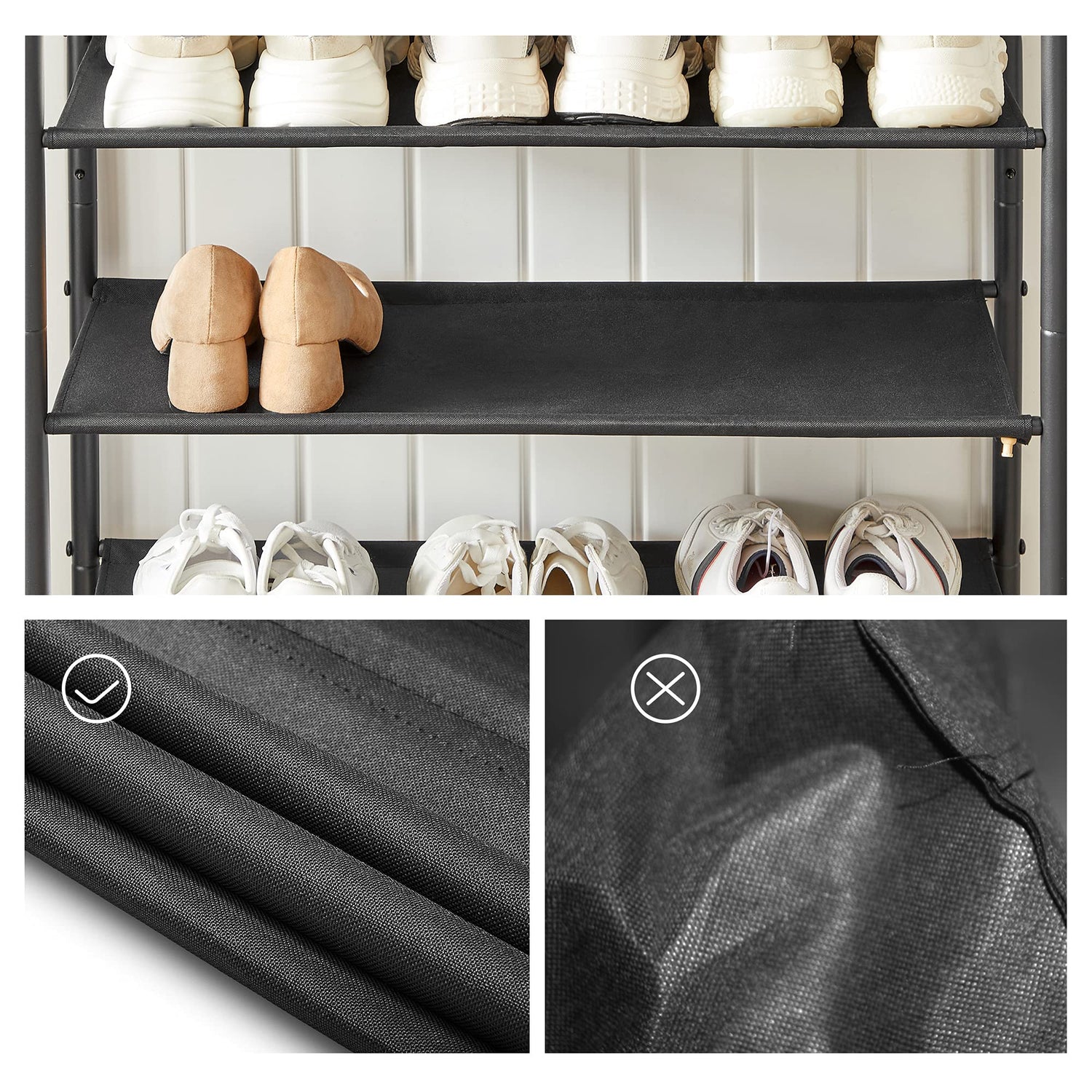 NeatNest Rack – Modern 4-nivå sko hylla