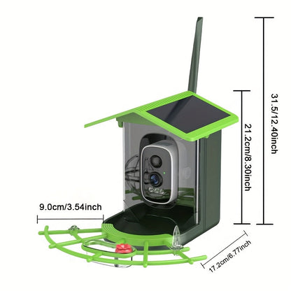 Smart fågelmatare med 2k kamera