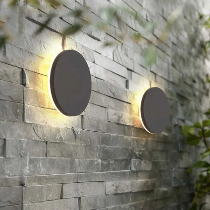 Vägglampa Modern Svart Utomhus LED Lampa