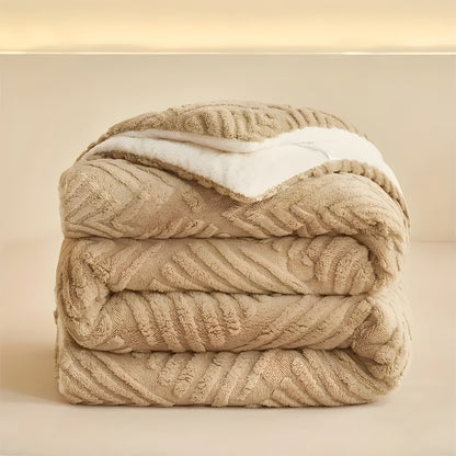 MapleWarm Blanket - Mysig Taft Lönnlöv Vinterfilt