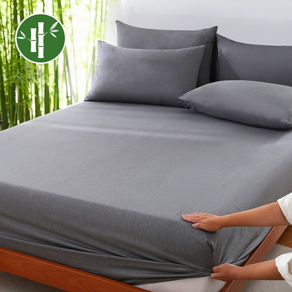 Sommar Cool Bamboo Fiber Fitted Sheet – Lyxig Andas Komfort