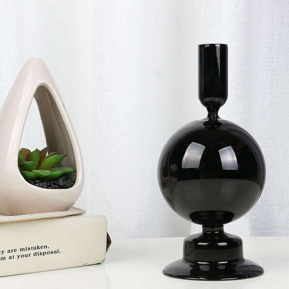 Royaleva Handgjorda Glasljushållare - Eleganta Dekorativa Accentbitar