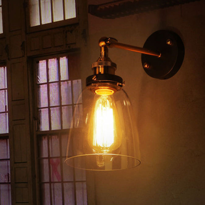 NoirLuxe - Modern LED Vägglampa Svart/Guld