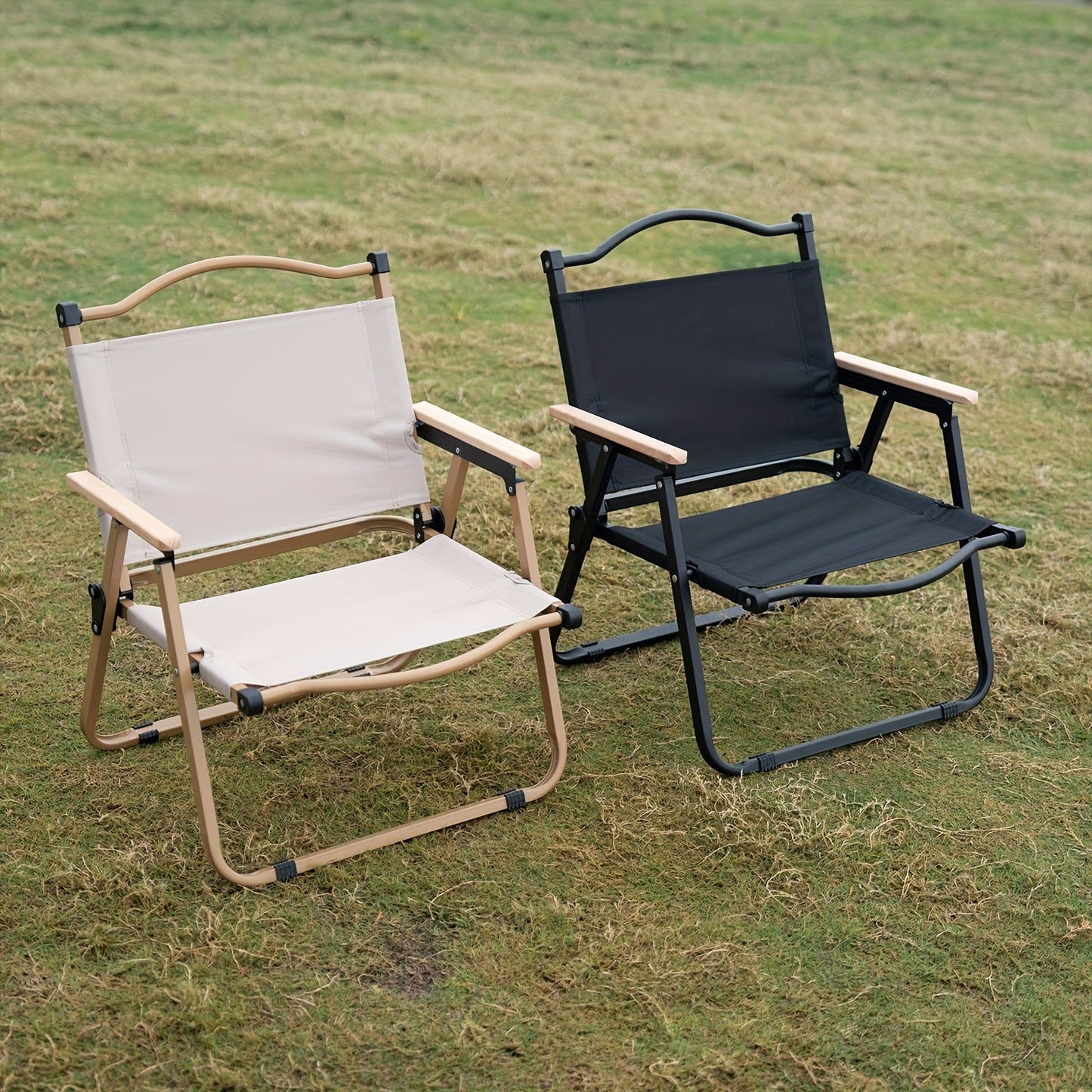 Carvallo RelaxaFold | Justerbart ryggstöd | Fällbar & Lätt | Aluminiumram & Oxford-säte