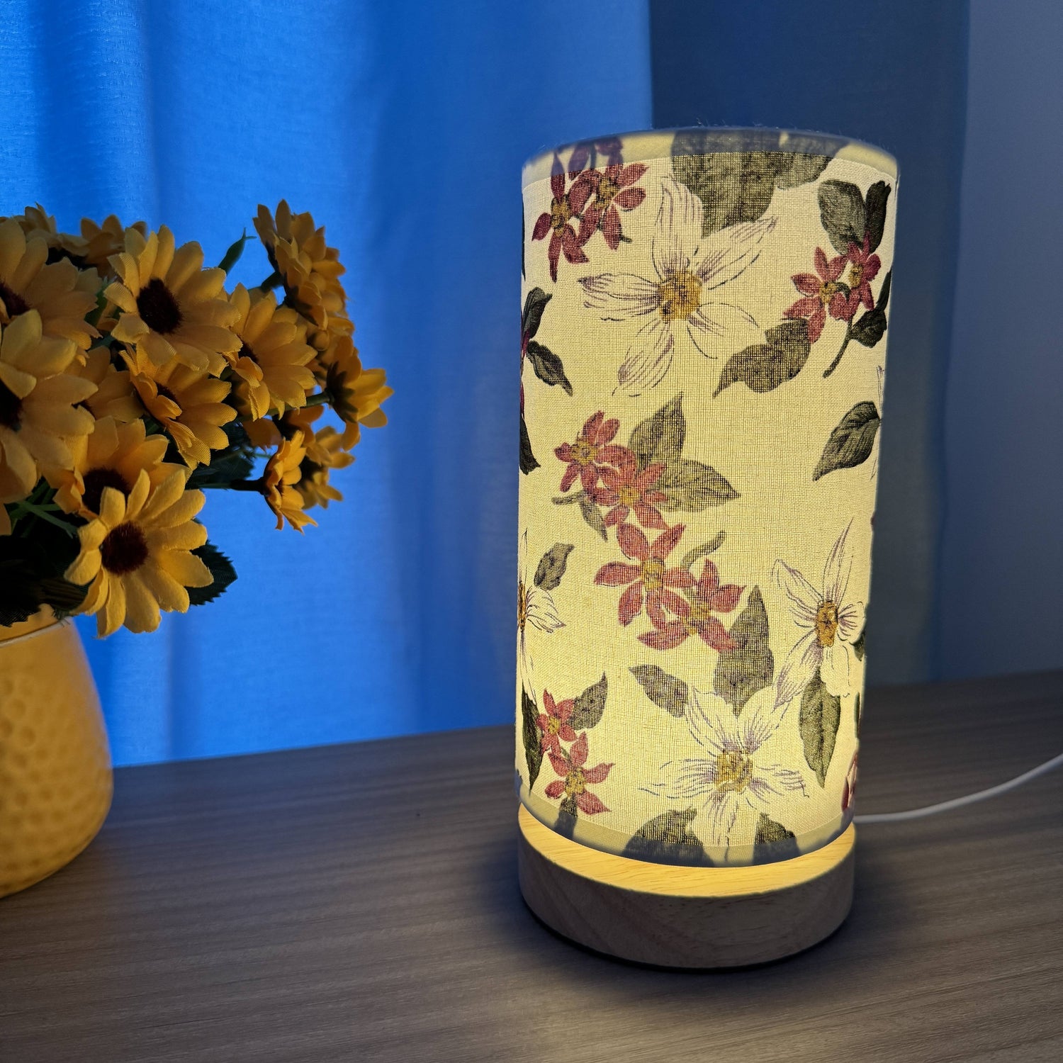 HoutLicht - Kreativ Trä Bordslampa med LED