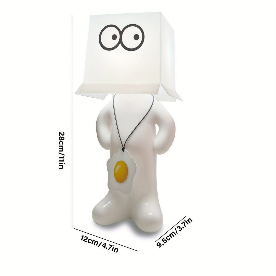 FunGlow - Kreativ Bordslampa, USB LED Nattlampa för Sängkammardekoration
