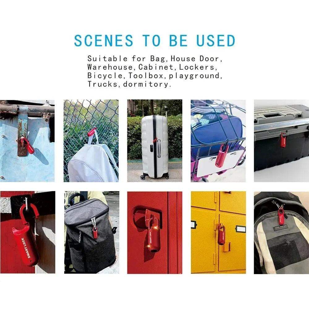 Smart Fingerprint Padlock – Nyckellös Biometrisk Säkerhetslås