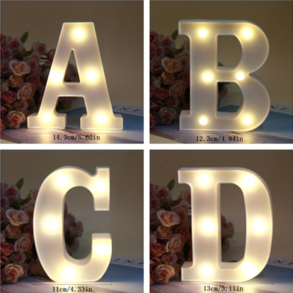AlphaGlow - LED Dekorativ Bokstavslampa med Batteridrift