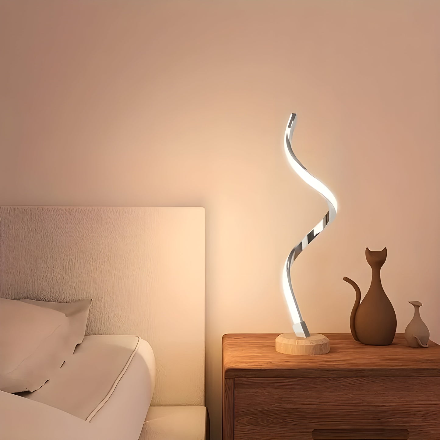 LumaCurve Lampa - Modern LED-skrivbords-lampa