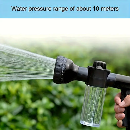 Multifunktionell biltvättspistolen – sprutpistol med mikrofiberfäste för noggrann rengöring