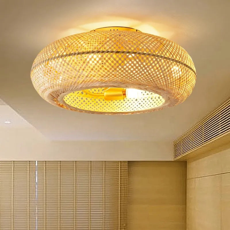BambooAir Circo | Takfläkt med LED-ljus och fjärrkontroll i modern design