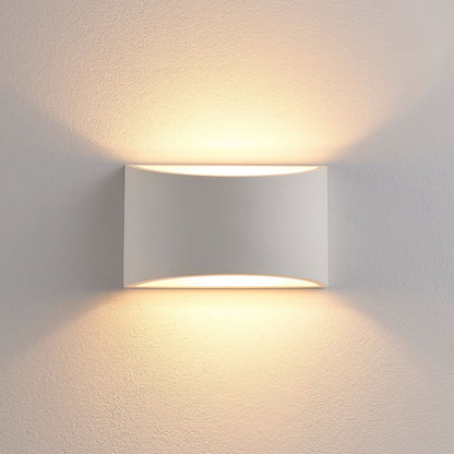 Vägglampa Modern Vit Puts Uppljus