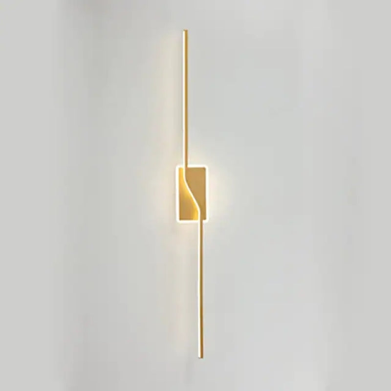 Moderna Minimalistiska LED Vägglampa Svart/Guld