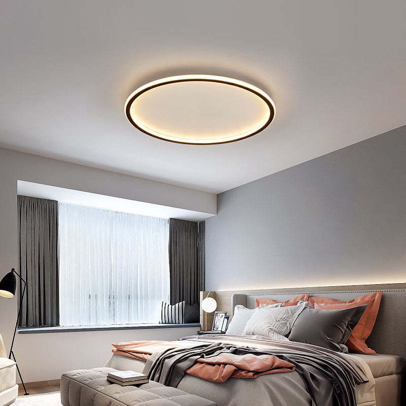 LunaNova - Modern Rund LED Taklampa Metall/Acryl