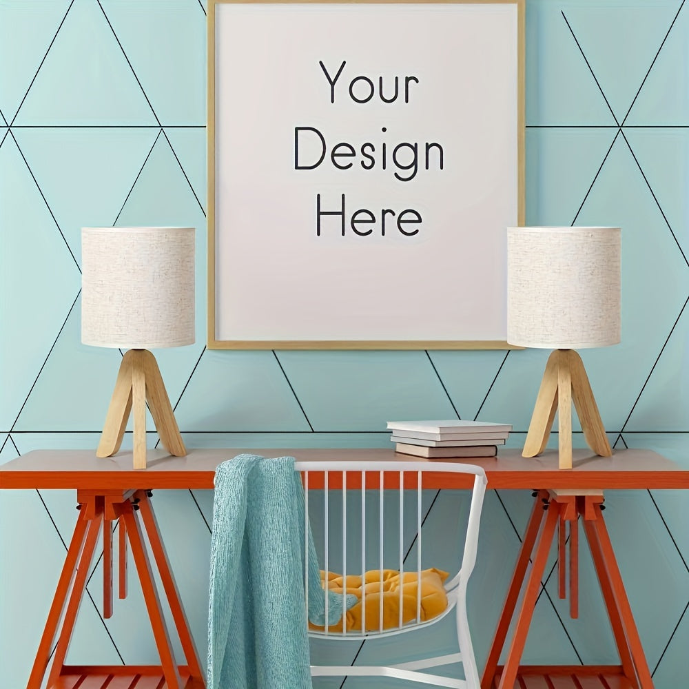 Naturlig Ljus Stil Tripod Lampa - För Varm och Modern Belysning