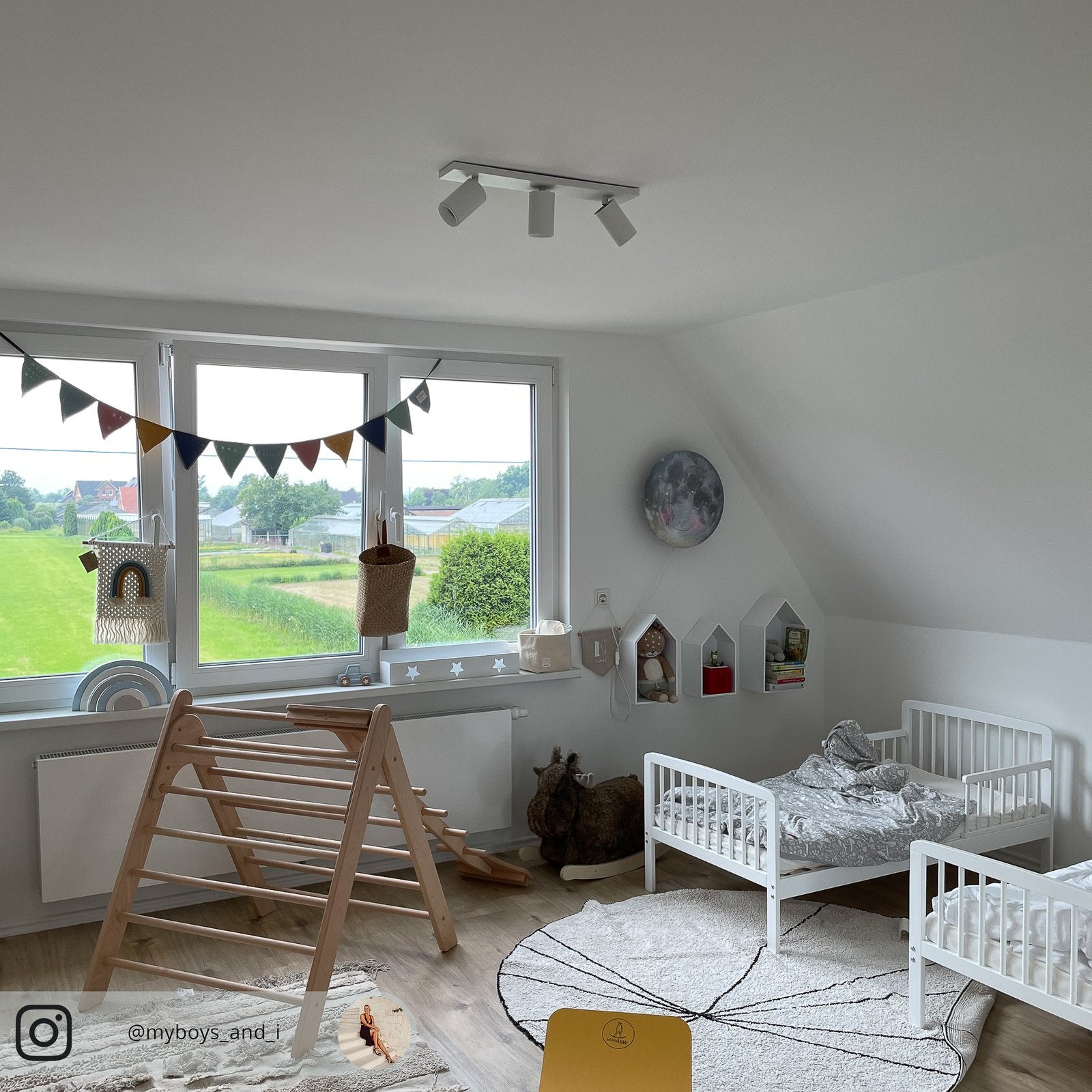 Taklampa Vit Aluminium Justerbar Spotlampa