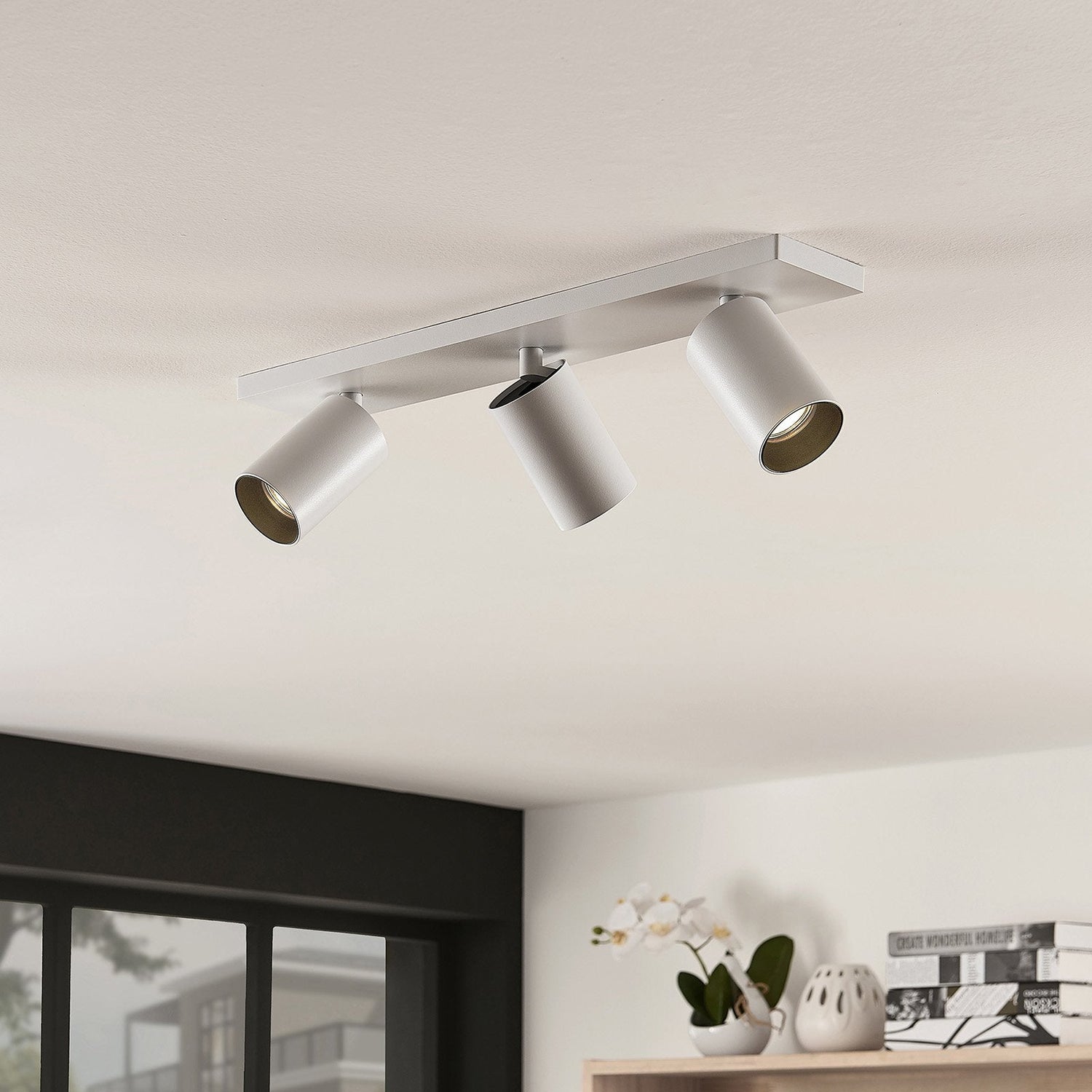 Taklampa Vit Aluminium Justerbar Spotlampa