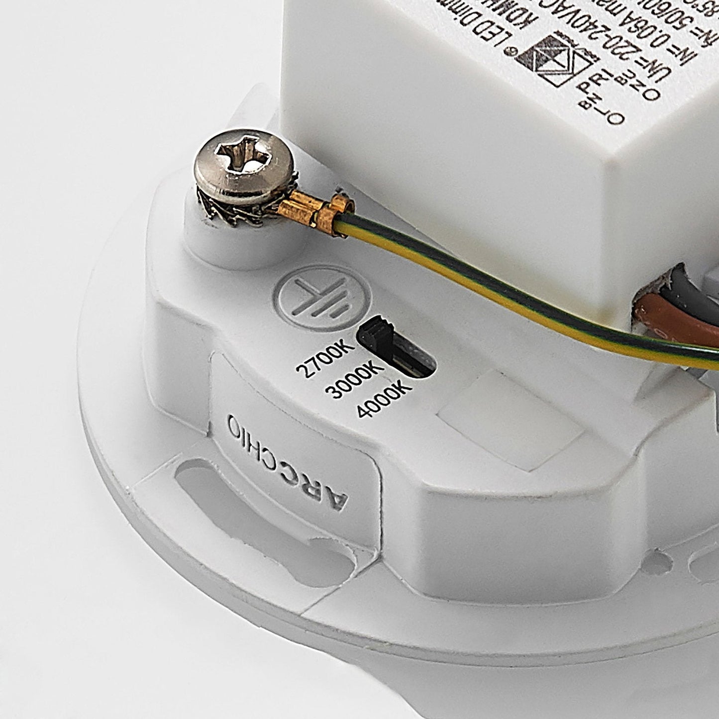 Vägglampa Modern Vit LED Infälld Armatur