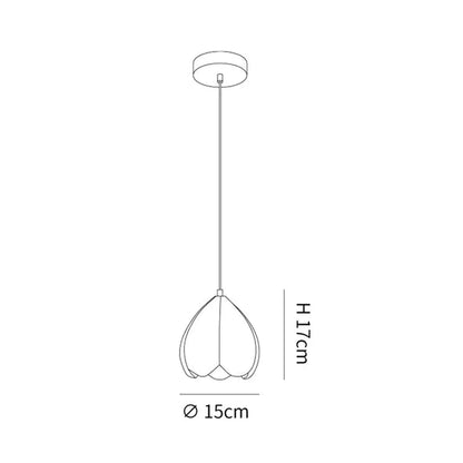 Fransk Stil Crèmefärgad Hänglampa Rustik Naturinspirerad Design