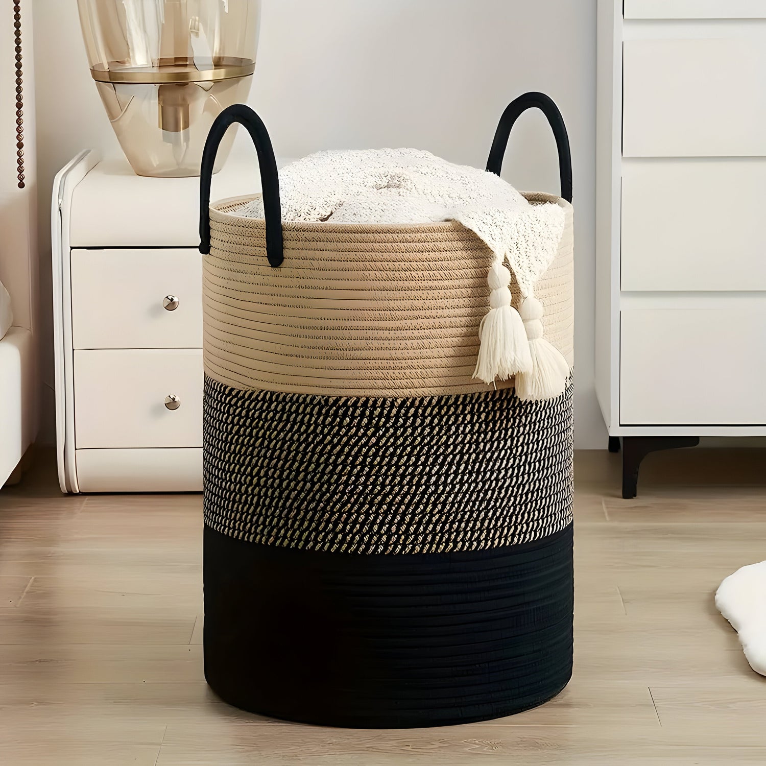 BasketNest - Fällbar vävd förvaringskorg