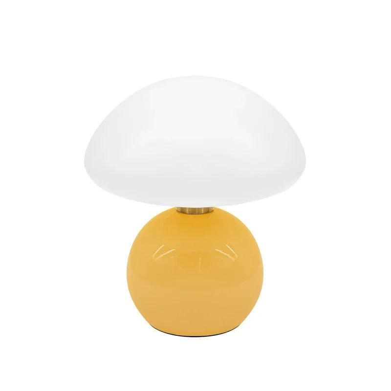 LumiGlass - Modern LED Bordslampa med Glasskärm | Dimbar &amp; Energibesparande