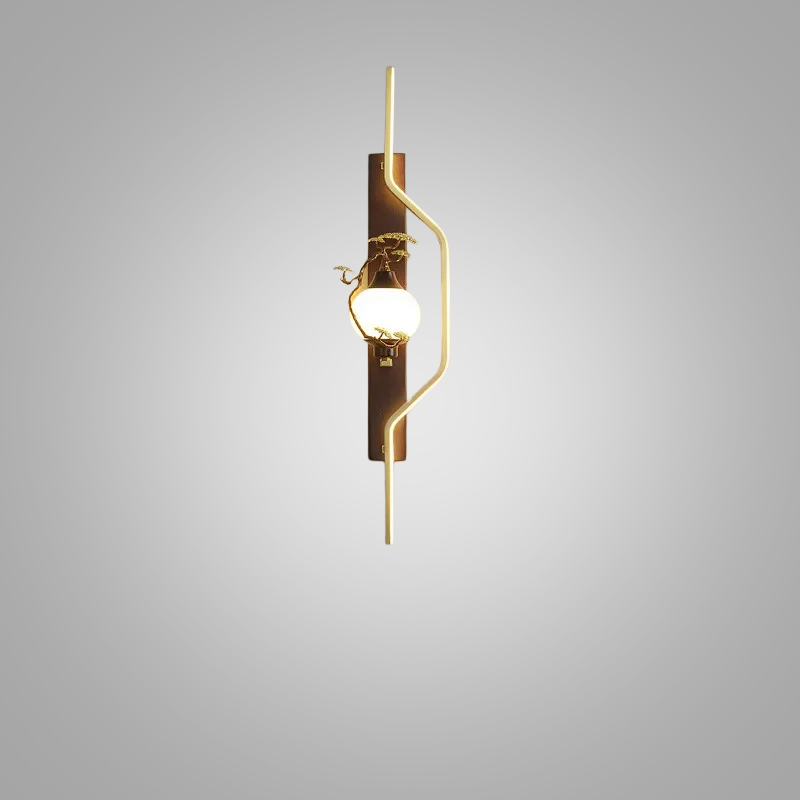MessingLuxe - Tidsenlig Vägglampa