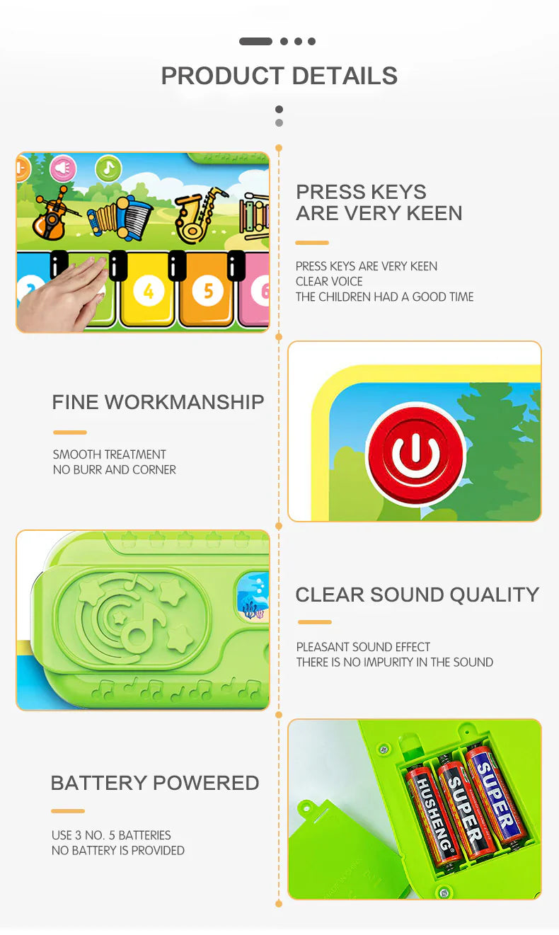 Musikalisk Dans Lekmatta