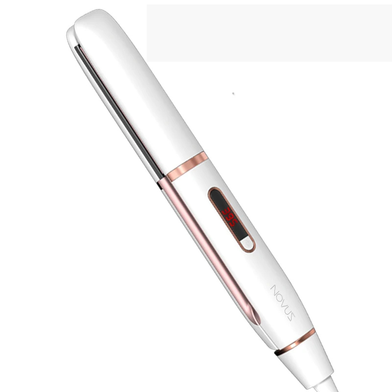 Carvallo 2-i-1 Plattång & Locktång | Med Arganolja-Keramisk Beläggning | 5 Temperaturnivåer | 120–200 °C | För Hår & Skägg