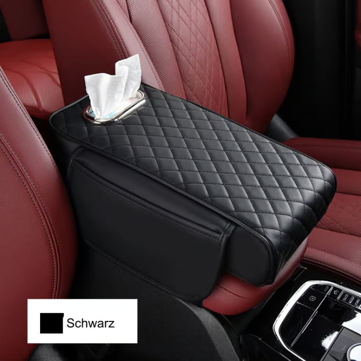 Carvallo - Bil-armstödsbox med näsdukshållare