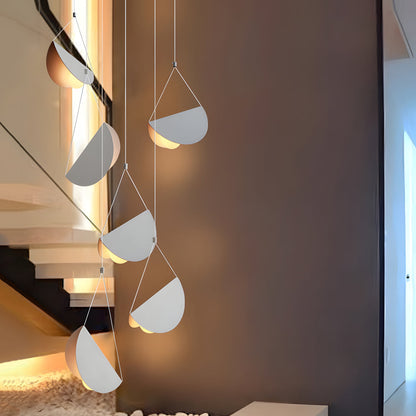 1/3/6-Ljus Minimalistisk Linje Vit Glider Taklampa