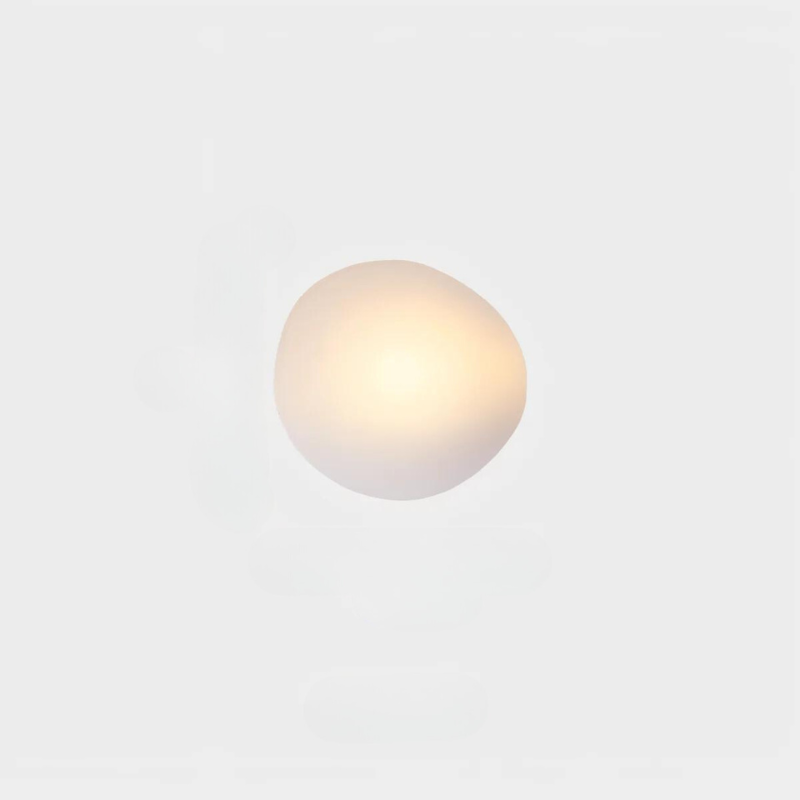 PebbleHue Vägglampa - LED Vägglampa i Glas i Nordisk Stil