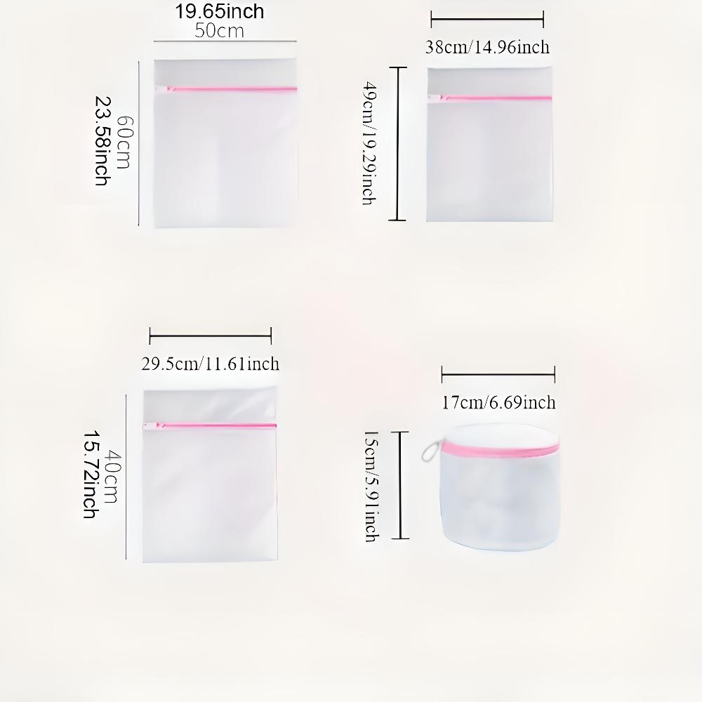 Zippade Mesh Tvättkubar