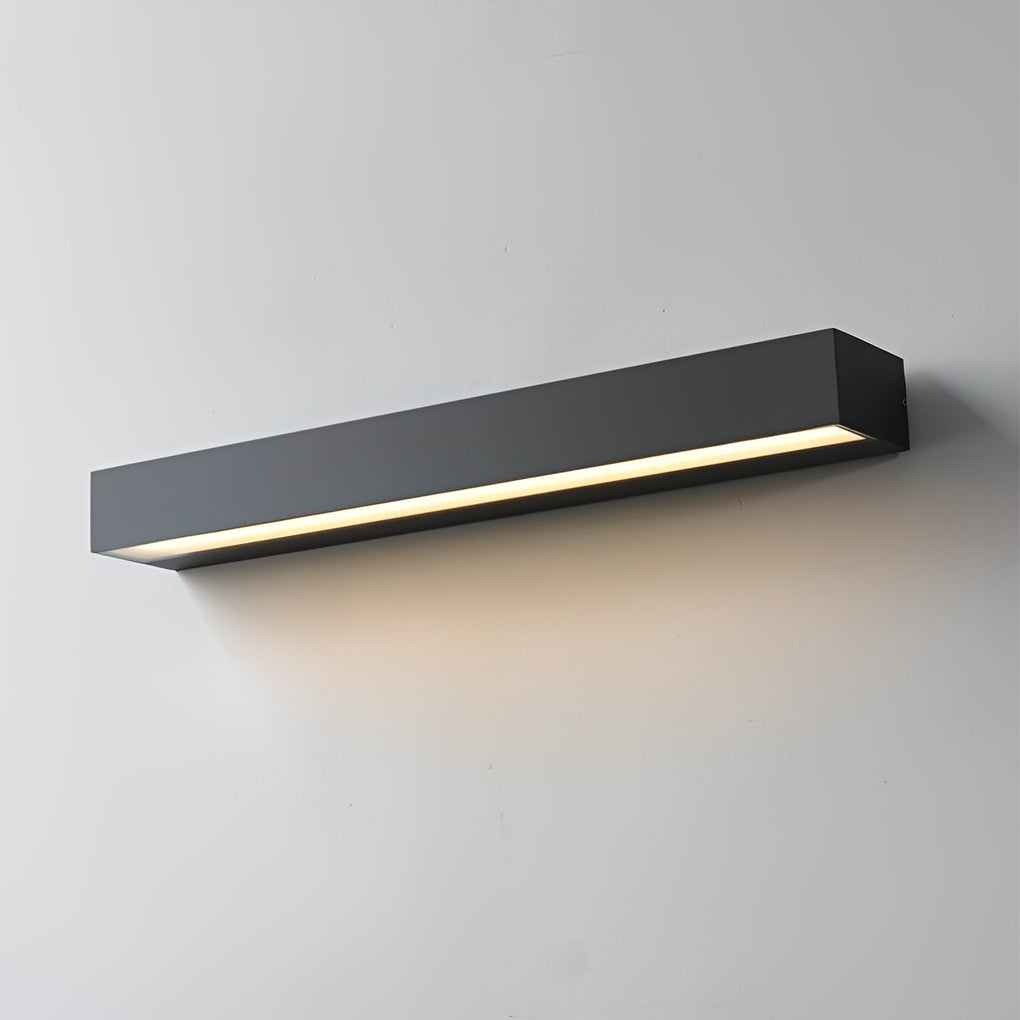 Vägglampa Modern Svart Vattentät Utomhuslampa