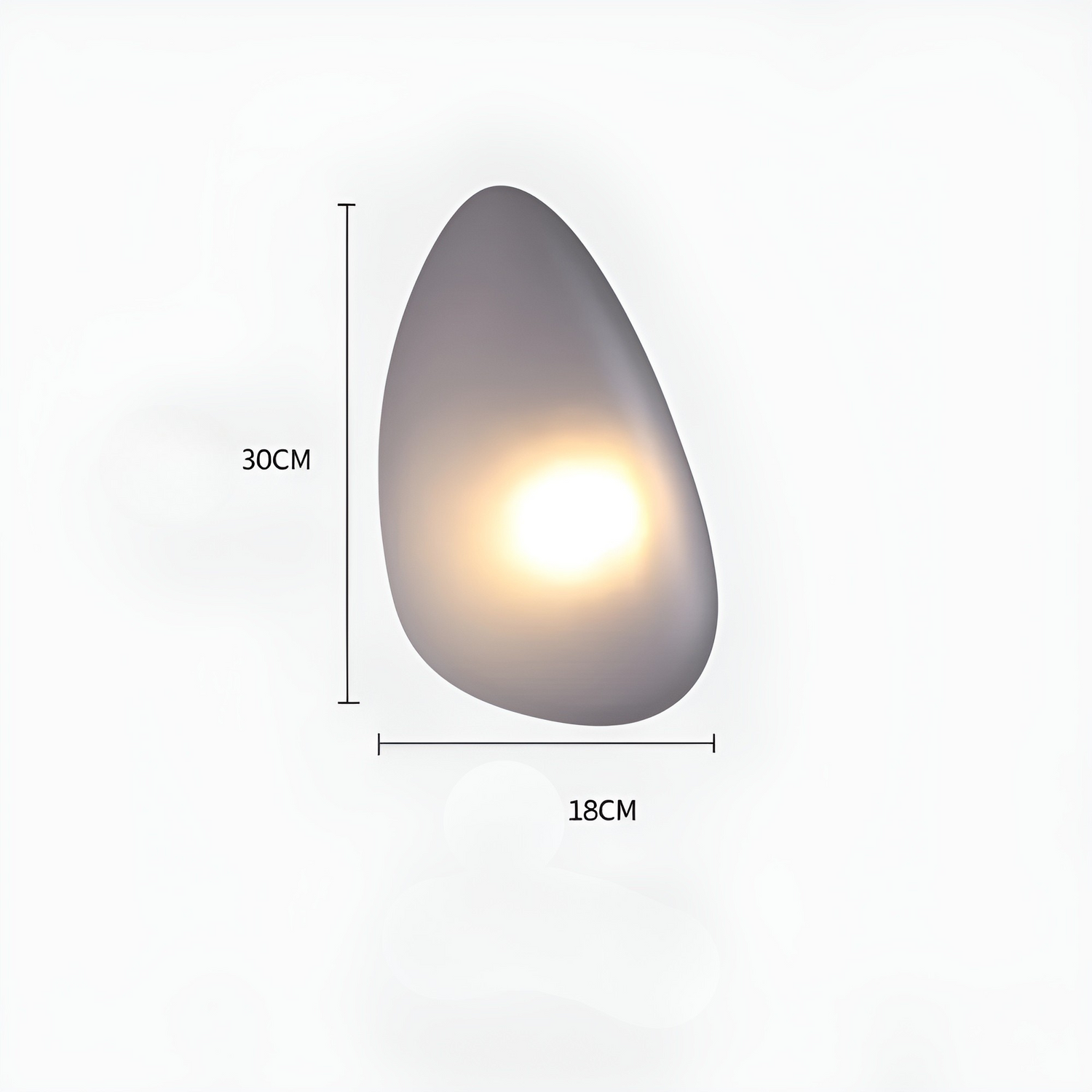 LED Vägglampa i Kieselstein Design – Dekorativ nordisk design för vardagsrum och hall