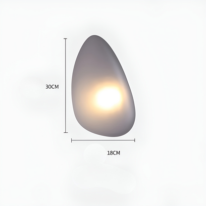 LED Vägglampa i Kieselstein Design – Dekorativ nordisk design för vardagsrum och hall