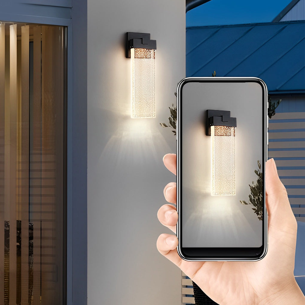 Utomhus Vägglampa Modern Kristall Vattentålig Vägglampa