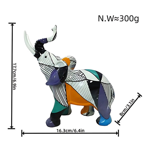 Lyxig Abstrakt Elefant Figur