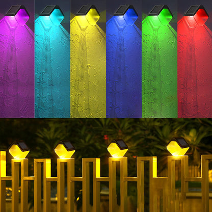Vattentät LED Flerfärgad Modern Solväggbelysning
