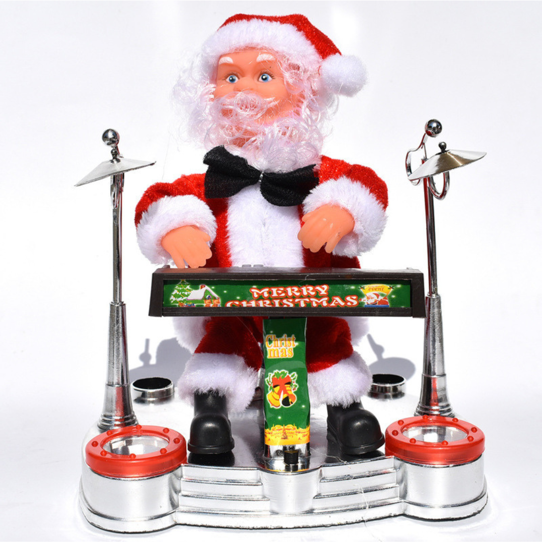 Klibbande jultomte barnleksak