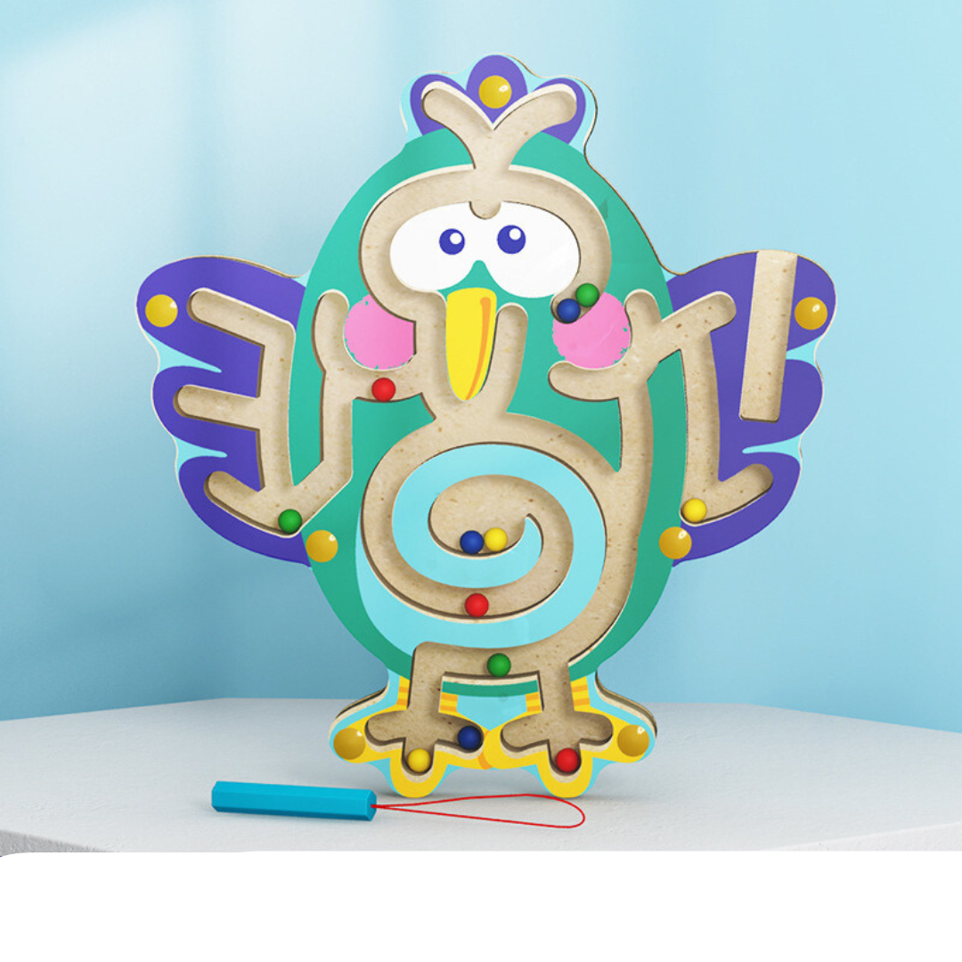 KiddieMaze - Montessori Magnetisk Labyrint