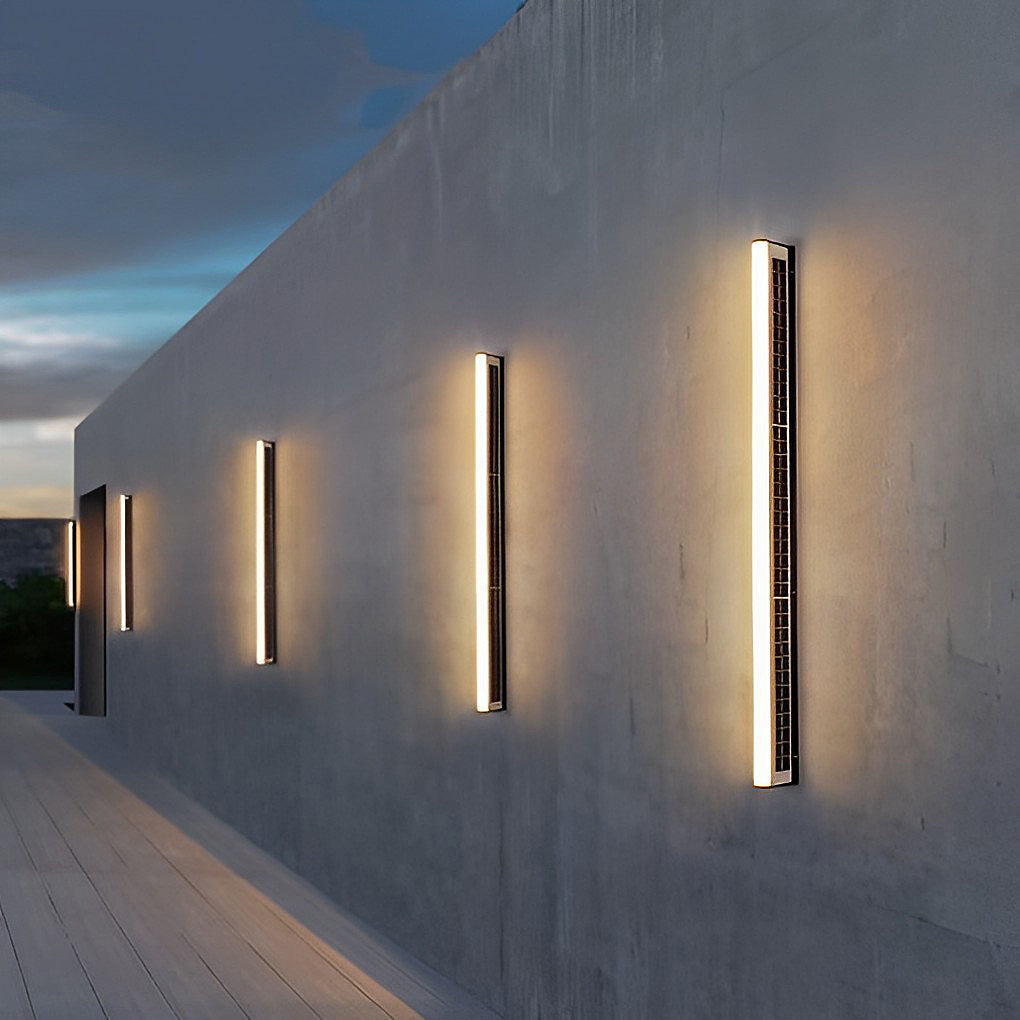 Utomhus Vägglampa Modern Solenergi LED Lampa
