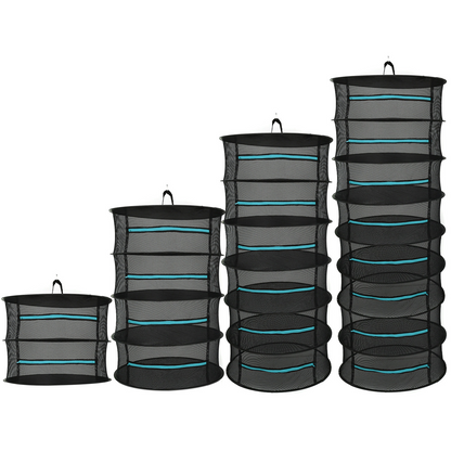 Fällbar torkställning för frukt, grönsaker och örter – Flerlagers nätställ för snabb torkningsprocess