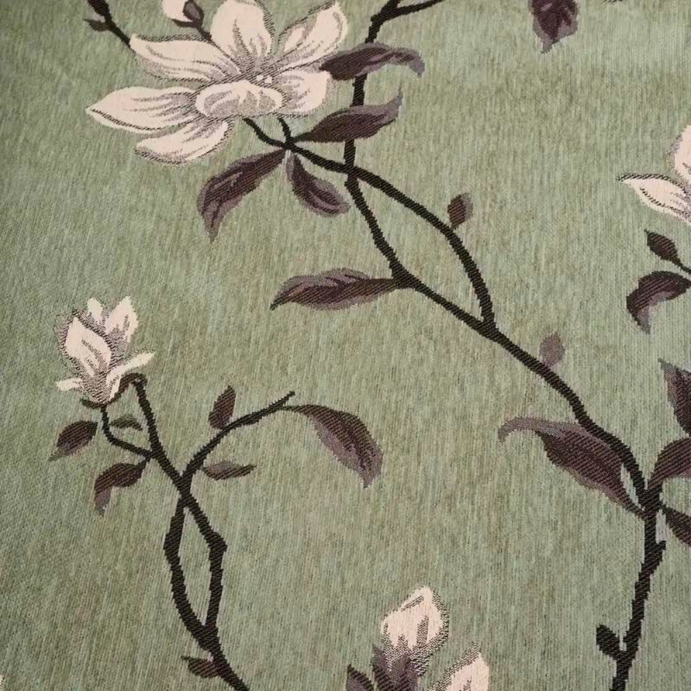 Vintage Floral Chenille Sofföverdrag