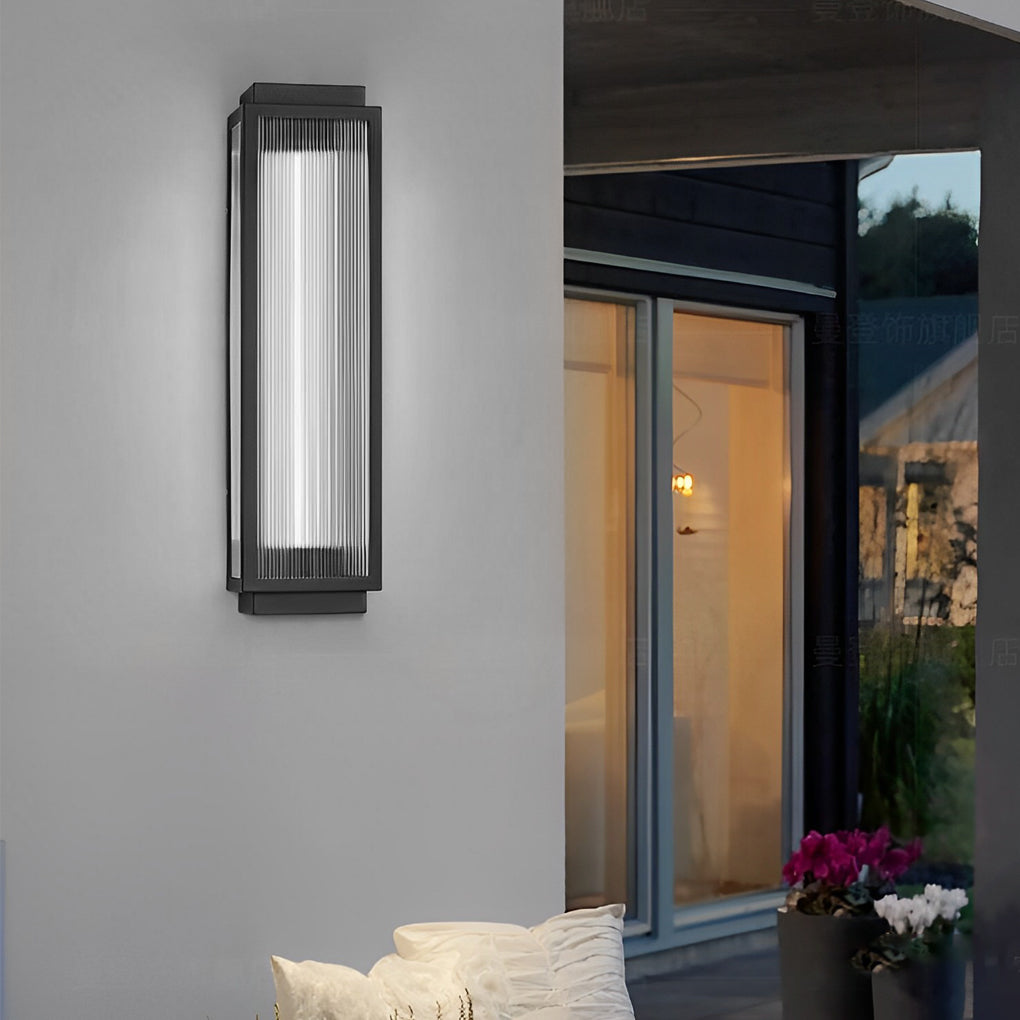 Utomhusvägglampa Modern LED Vattentät Armatur