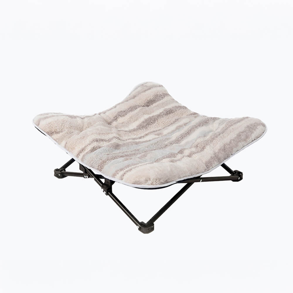 Bärbar upphöjd hundsäng Fällbar Andningsbar Polyester för inomhus- och utomhusbruk